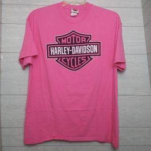 Harley Davidson Pink VA Graphic Tee